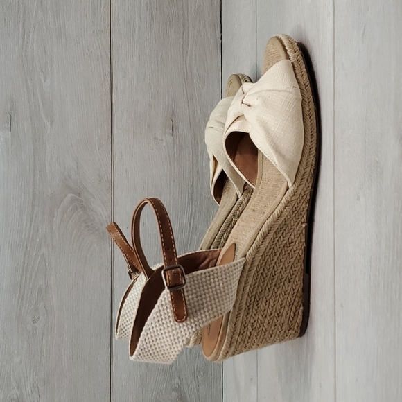 Lucky Brand Womens Kavala Espadrille Wedge Ankle Strap Sandals shoes sz 10B - Picture 3 of 13